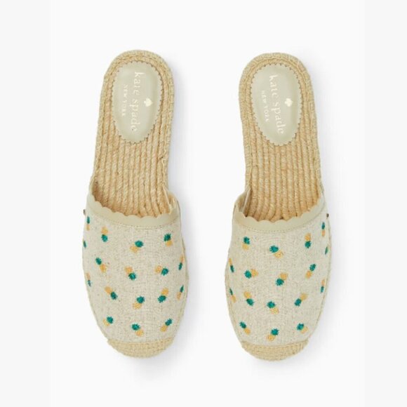 NEW!! Kate Spade Rosie Pineapple Flats -Size 8 - Picture 9 of 10